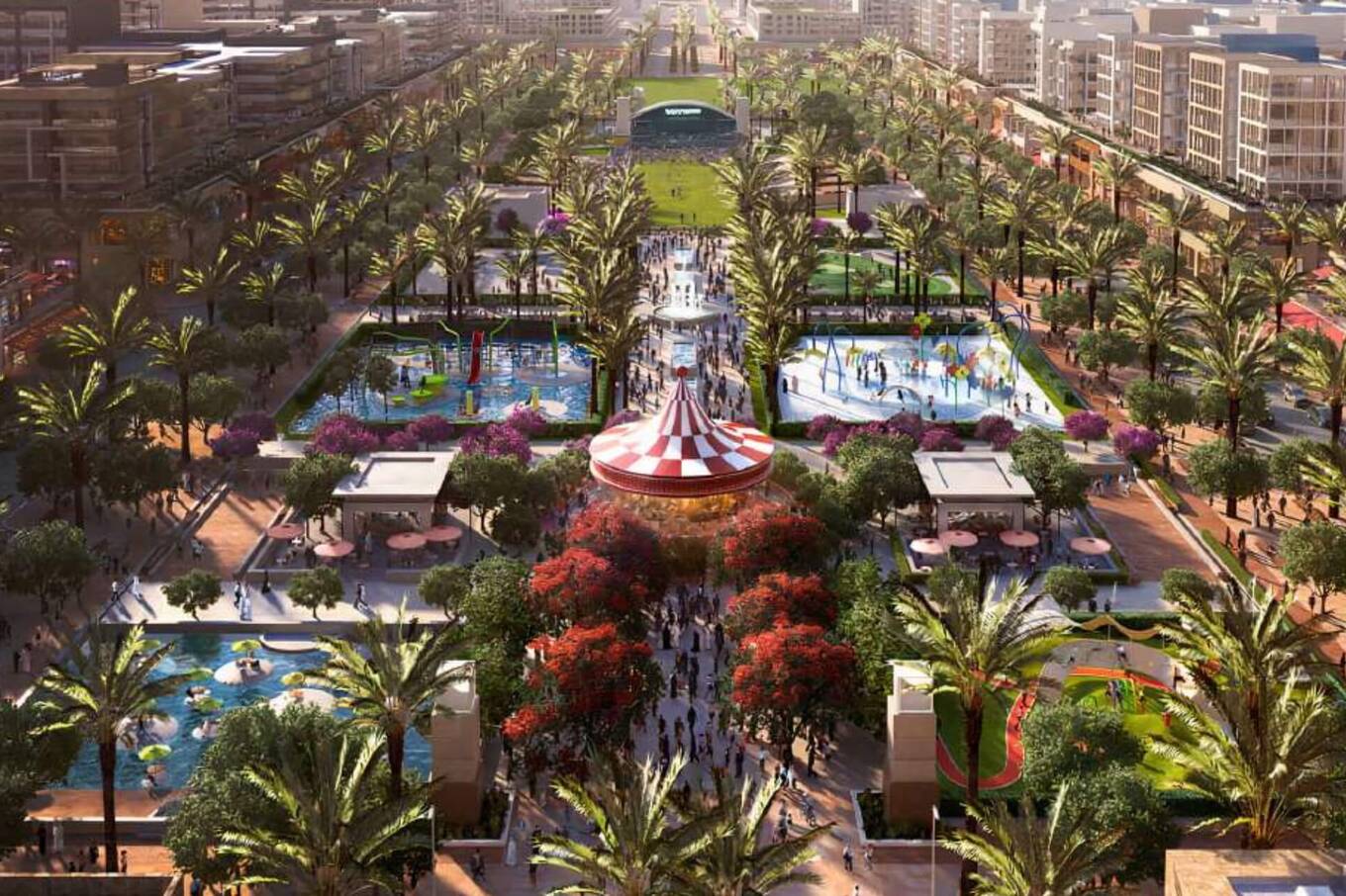 Apartment with 2 bedrooms in Town Square, Dubai